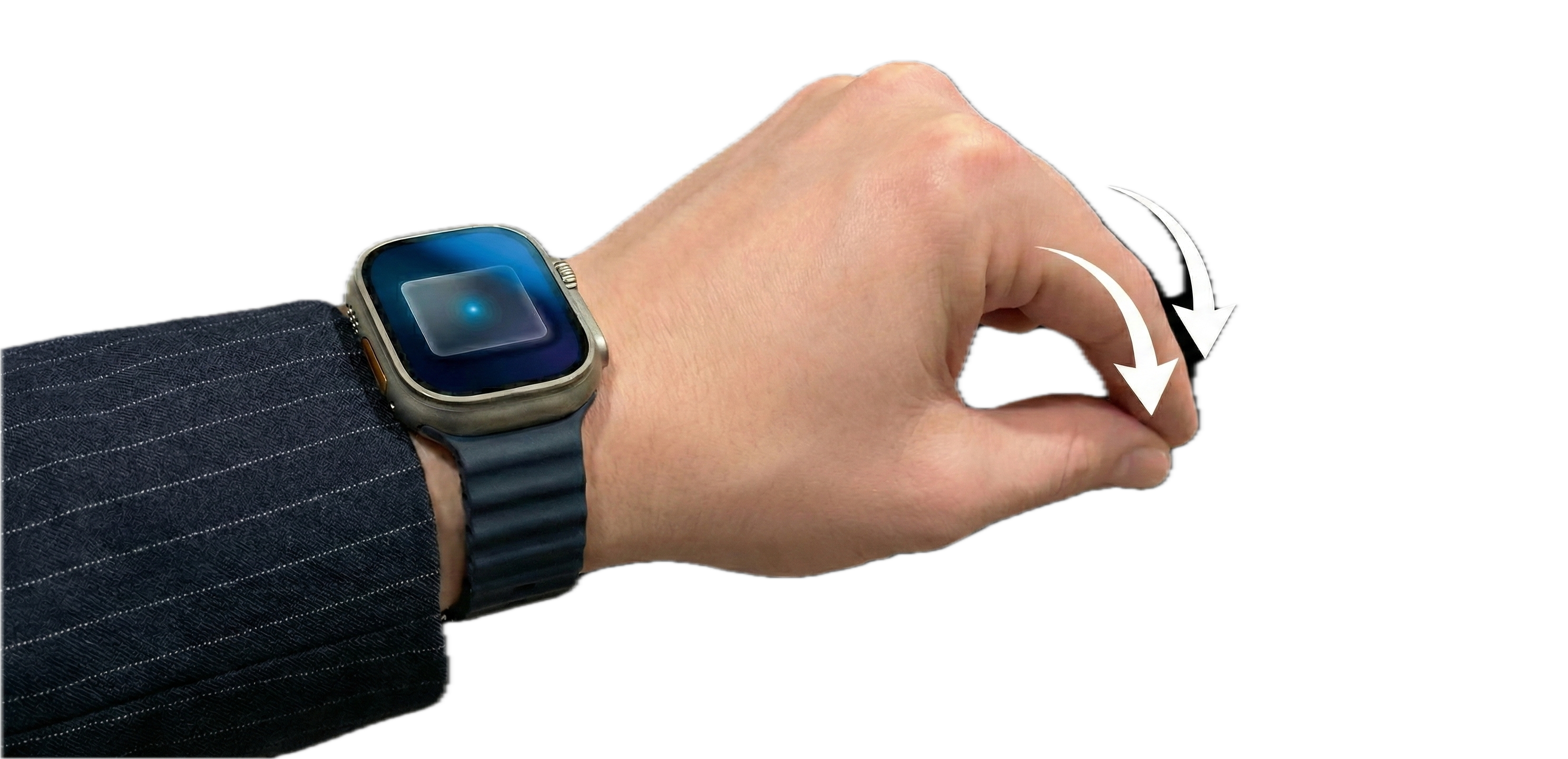 Double-tap gesture on Apple Watch